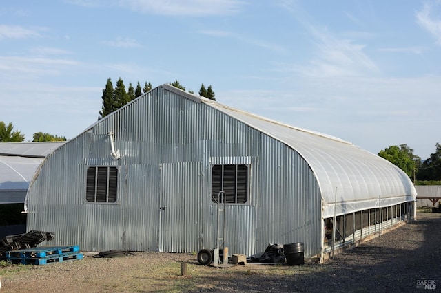 view of greenhouse