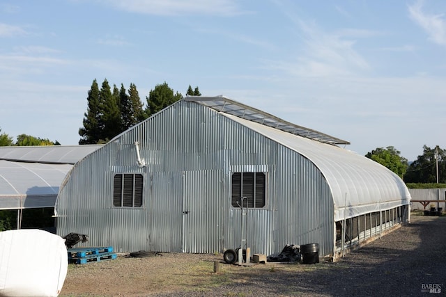 view of greenhouse