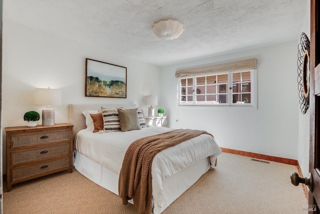 107 Deer Hollow Rd, San Anselmo, CA 94960 - bedroom with light colored carpet, baseboards, and a textured ceiling