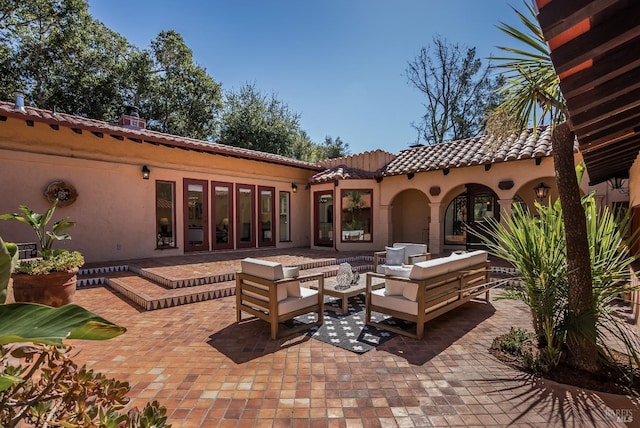 107 Deer Hollow Rd, San Anselmo, CA 94960 - view of patio featuring outdoor lounge area