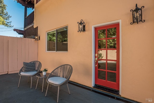 107 Deer Hollow Rd, San Anselmo, CA 94960 - property entrance with stucco siding