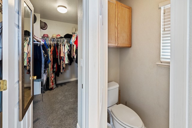 bathroom featuring toilet