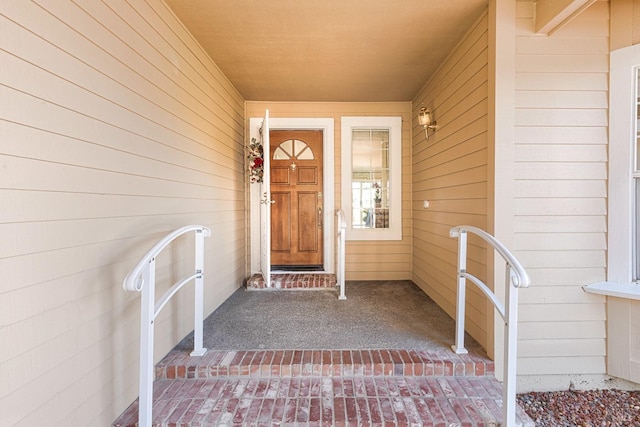 view of entrance to property