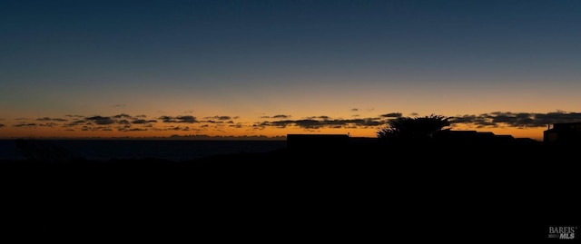 view of nature at dusk