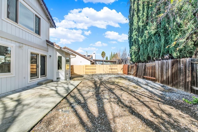 view of yard with a patio