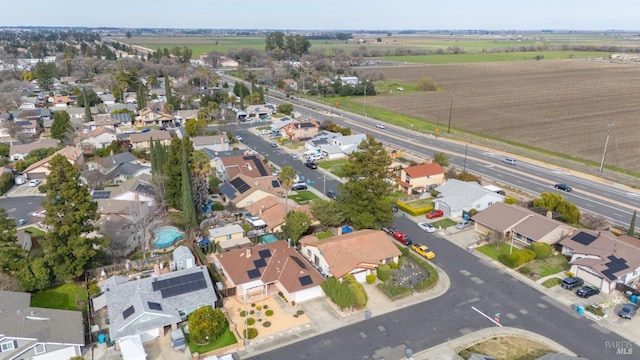 birds eye view of property featuring a residential view