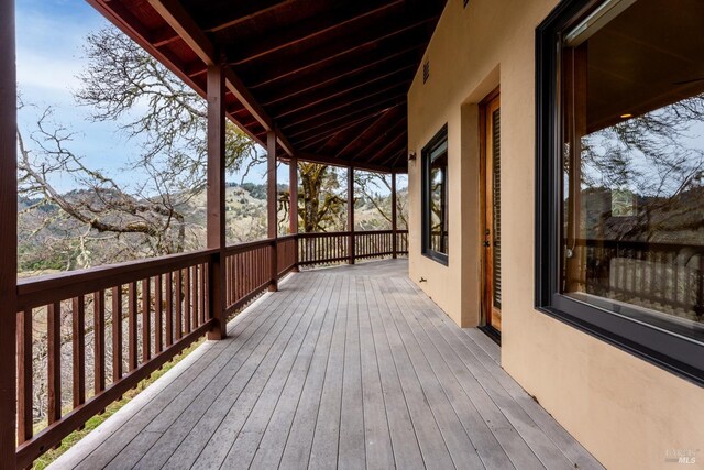 14950 Ridgeview Rd, Willits, CA 95490 - view of deck