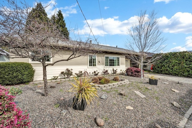 view of ranch-style house