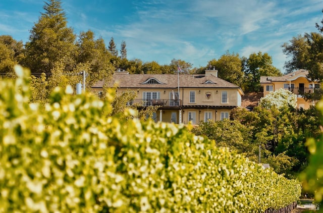 view of back of property