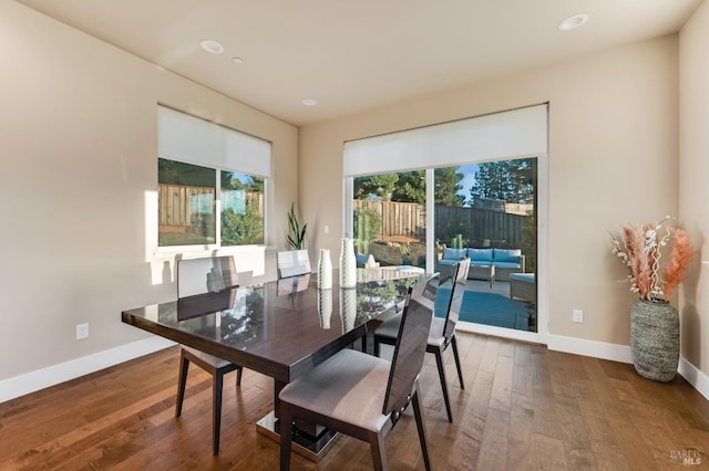 2228 Chateau Ct, Santa Rosa, CA 95404 - dining room featuring baseboards and wood finished floors