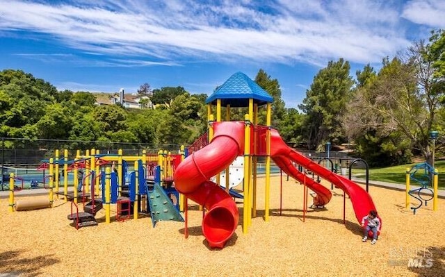 view of communal playground