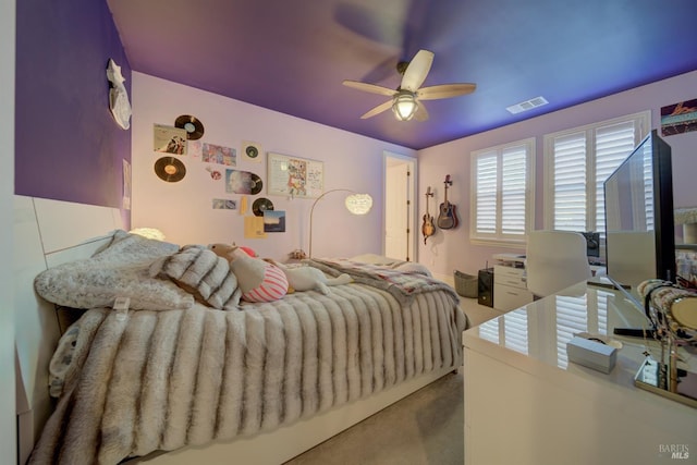 5319 Bayridge Ct, Fairfield, CA 94534 - bedroom featuring carpet and ceiling fan