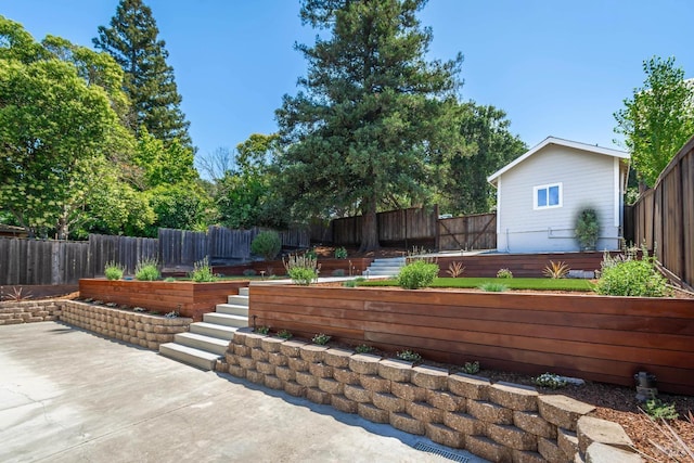 1008 Evans Ave, Napa, CA 94559 - view of patio with a fenced backyard and a deck