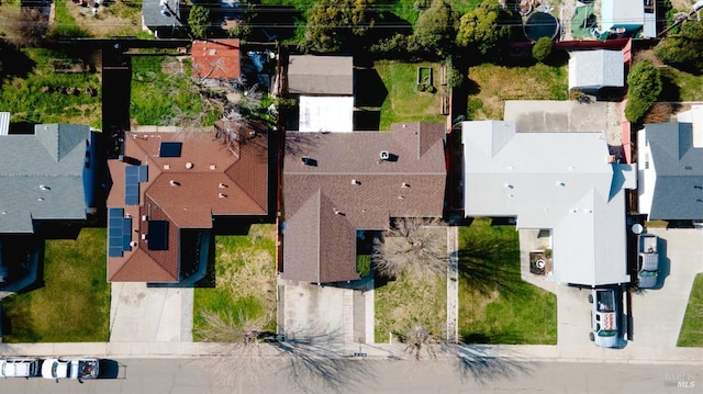 bird's eye view featuring a residential view