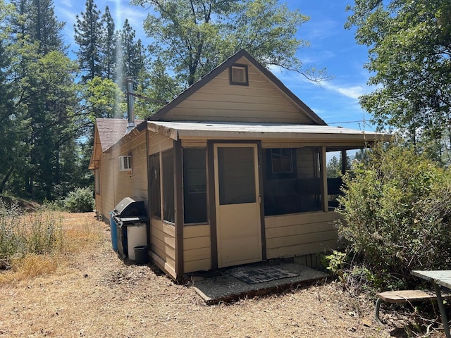 view of outbuilding