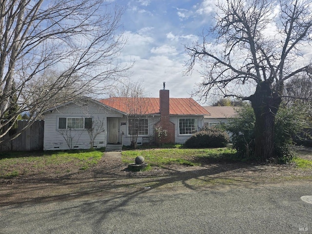 view of ranch-style home