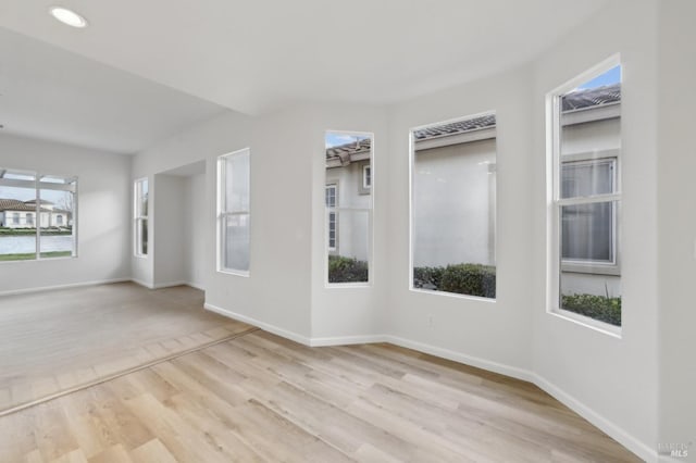 506 Quail Walk Way, Rio Vista, CA 94571 - spare room with light wood-style flooring, baseboards, and recessed lighting