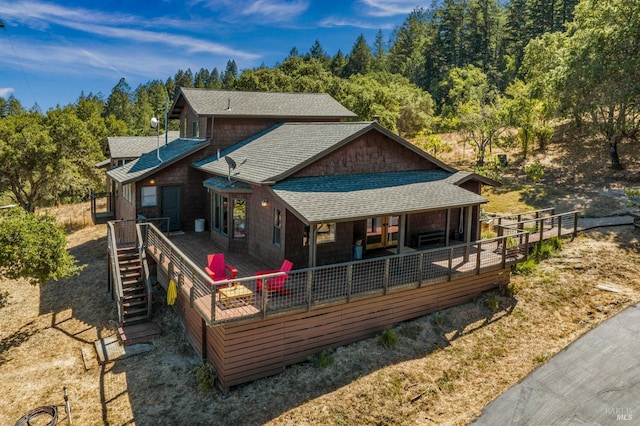 2020 Felta Rd, Healdsburg, CA 95448 - view of front of house with roof with shingles