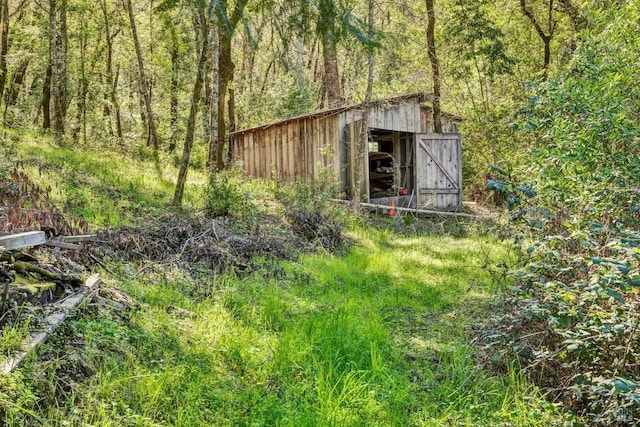 2020 Felta Rd, Healdsburg, CA 95448 - view of shed with a wooded view