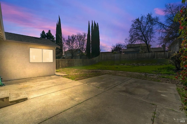 view of patio / terrace featuring a fenced backyard