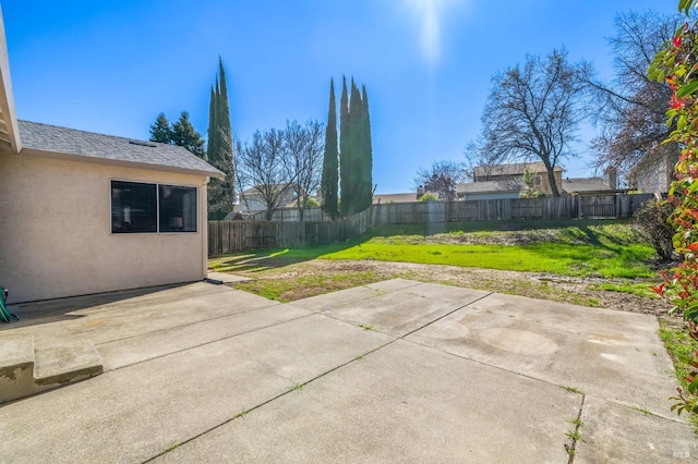 view of patio / terrace featuring a fenced backyard