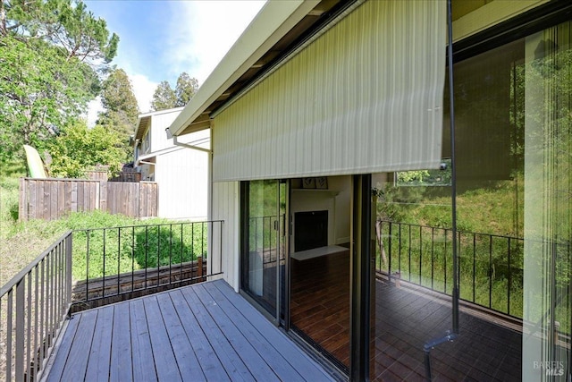 view of deck