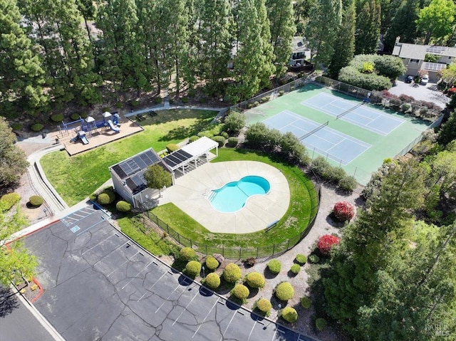 aerial view