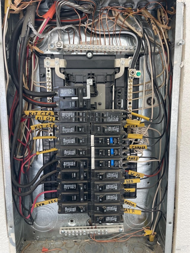 utilities with electric panel