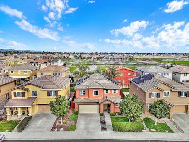 birds eye view of property featuring a residential view