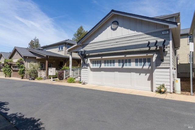 view of front of home with board and batten siding