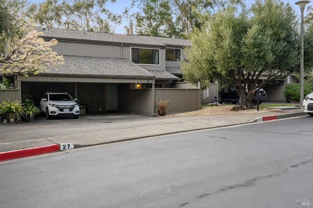 multi unit property with roof with shingles