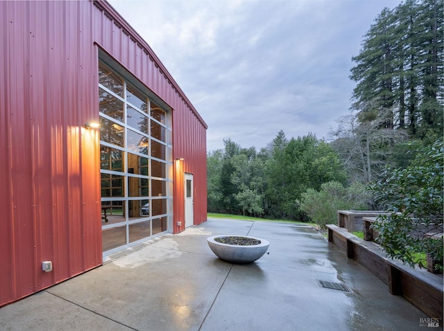 view of patio with visible vents