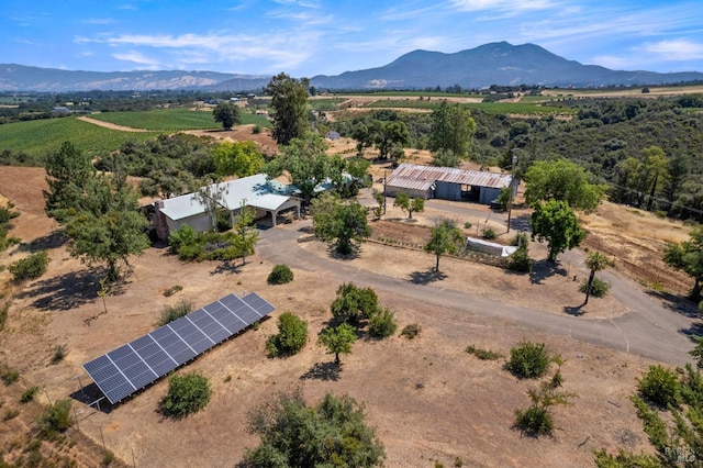 1579 Leslie Ln, Kelseyville, CA 95451 - overview of rural landscape featuring a mountainous background