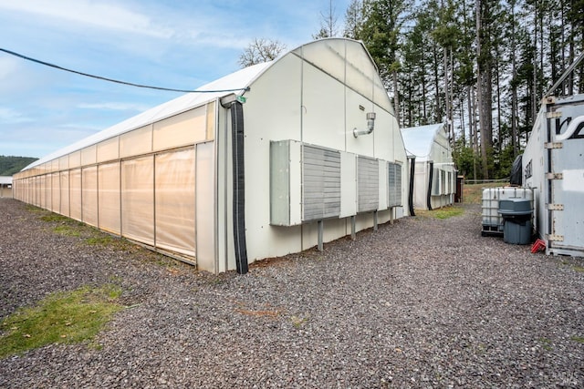 view of greenhouse