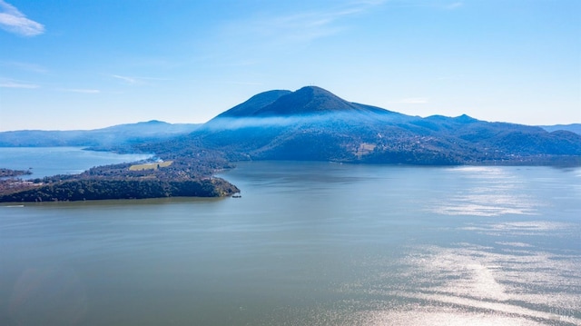 property view of water with a mountain view