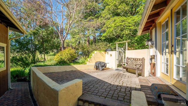 790 Tilton Rd, Sebastopol, CA 95472 - view of patio with french doors