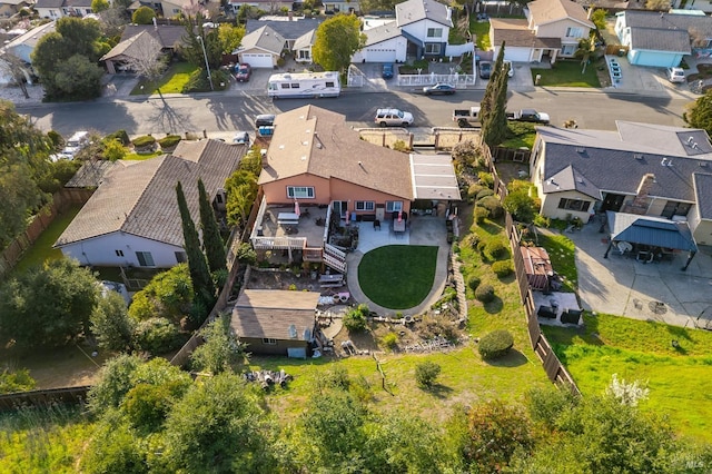 drone / aerial view featuring a residential view