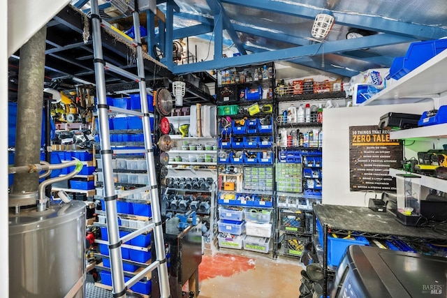 view of storage