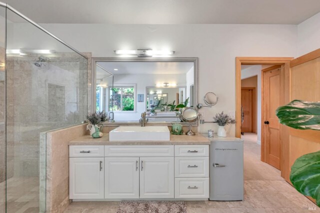7 Highland Ave, San Rafael, CA 94901 - bathroom with vanity and a shower stall