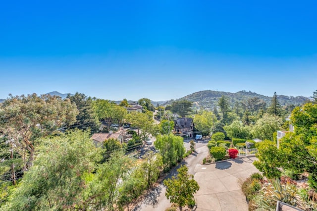 7 Highland Ave, San Rafael, CA 94901 - aerial view with a mountain view