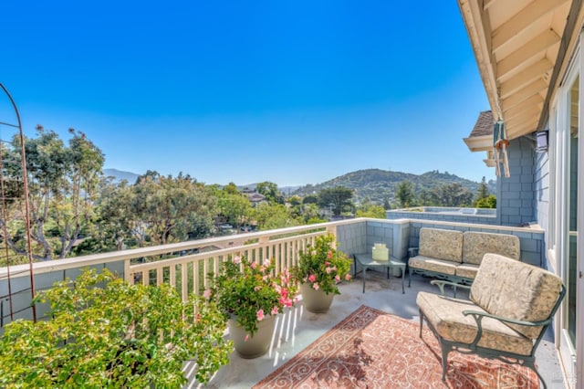 7 Highland Ave, San Rafael, CA 94901 - balcony featuring a mountain view