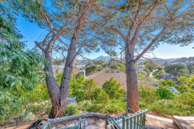 7 Highland Ave, San Rafael, CA 94901 - view of yard featuring a mountain view