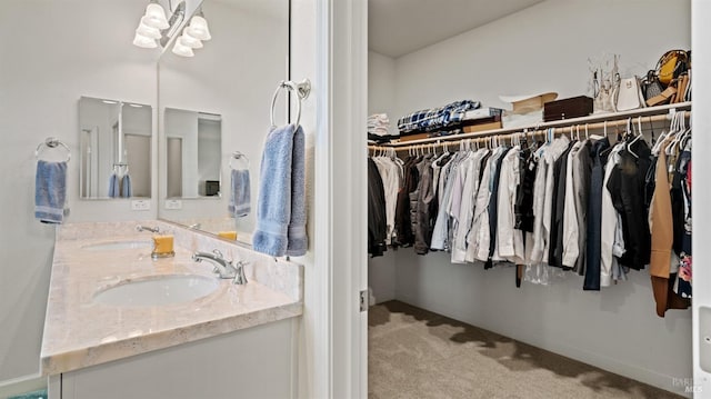 1623 Winterberry Ln, Rohnert Park, CA 94928 - bathroom with a spacious closet and double vanity