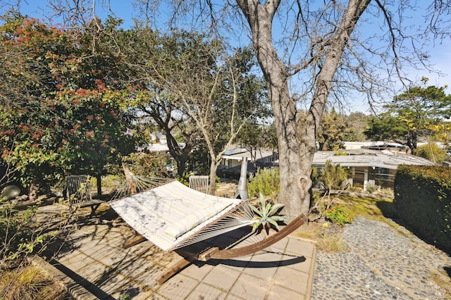 view of patio featuring outdoor dining space