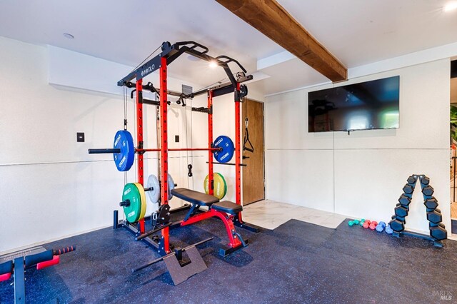 view of workout room