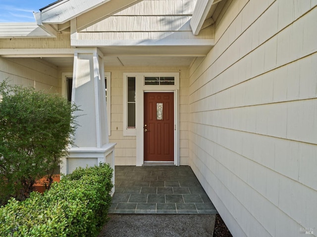 view of property entrance