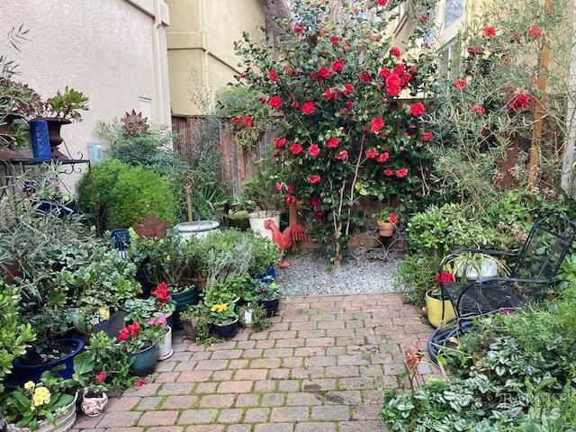 view of patio / terrace with fence