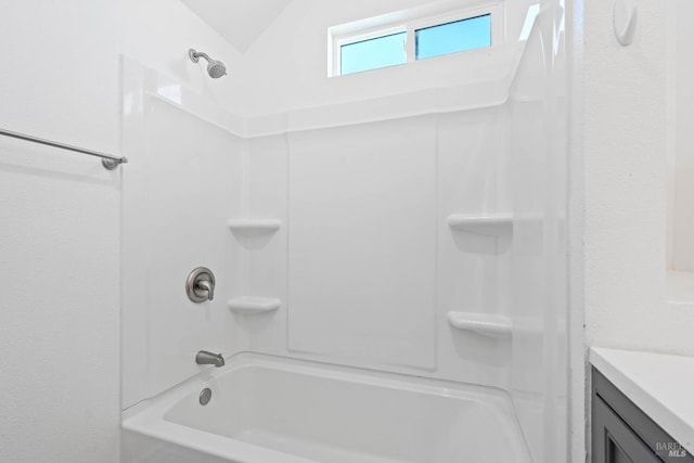 bathroom featuring tub / shower combination