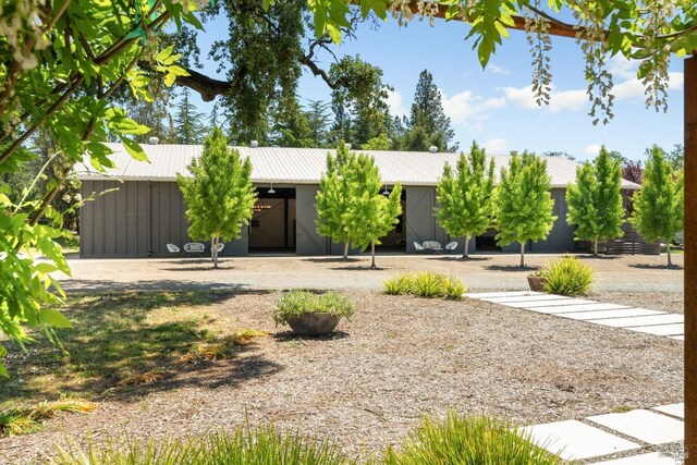 100 W Trinity Rd, Glen Ellen, CA 95442 - view of front of home with metal roof