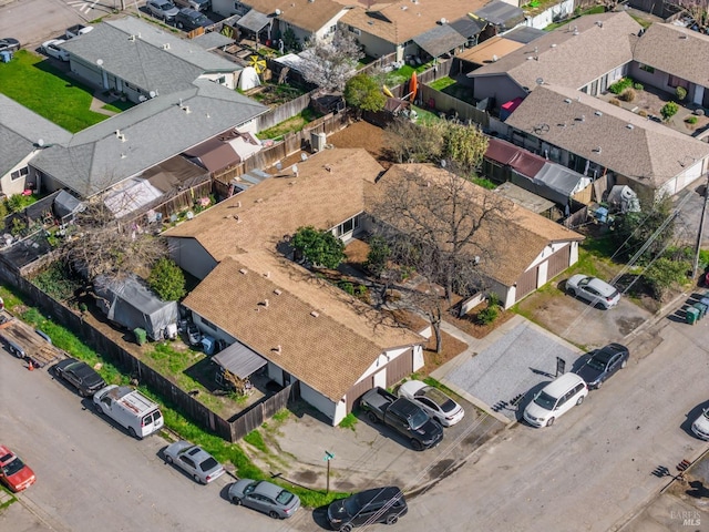 drone / aerial view featuring a residential view